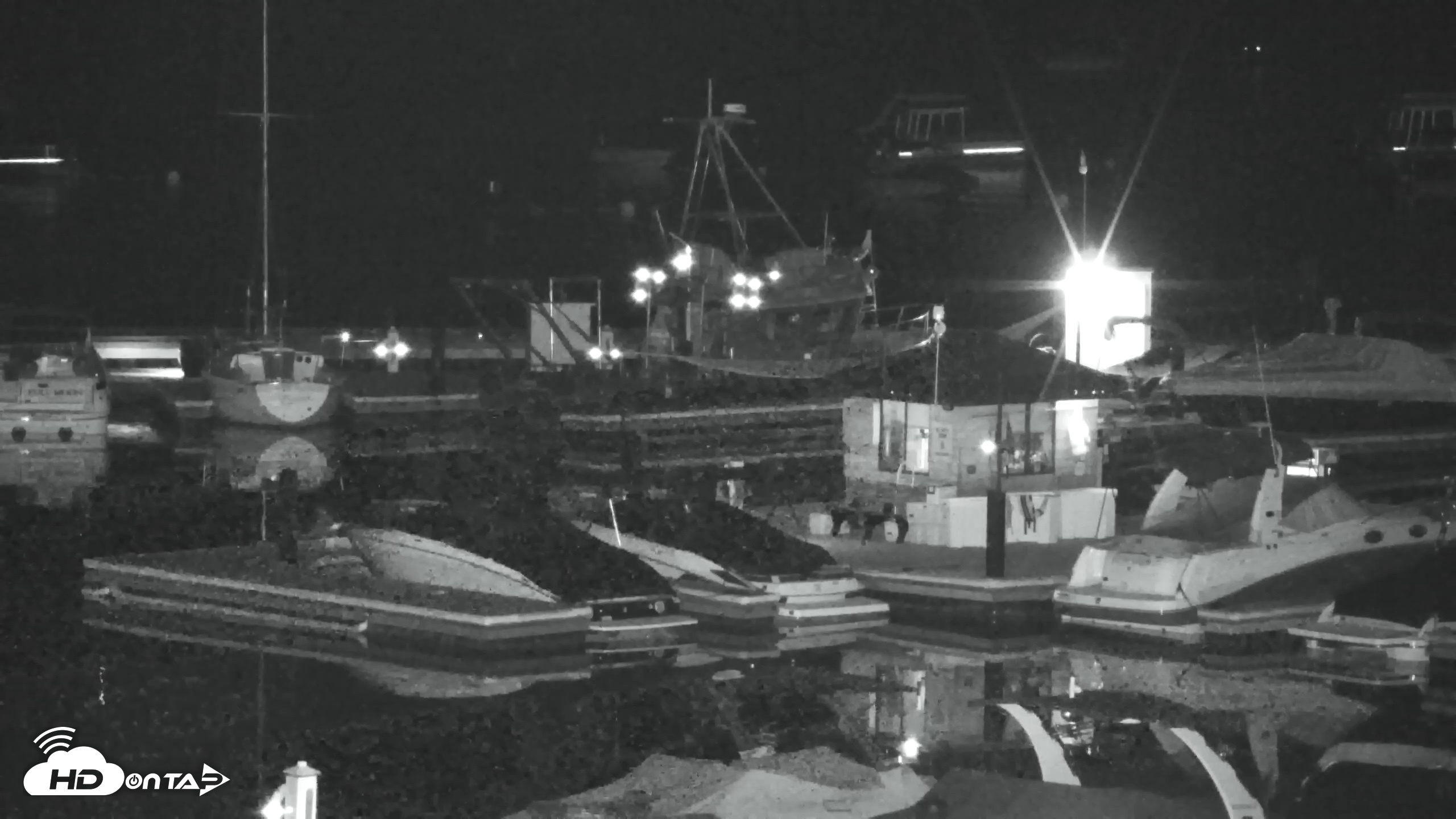 Snapshot of Tahoe City Marina - Lake Tahoe Live Webcam taken Jun 12, 2026, 12:24am PDT