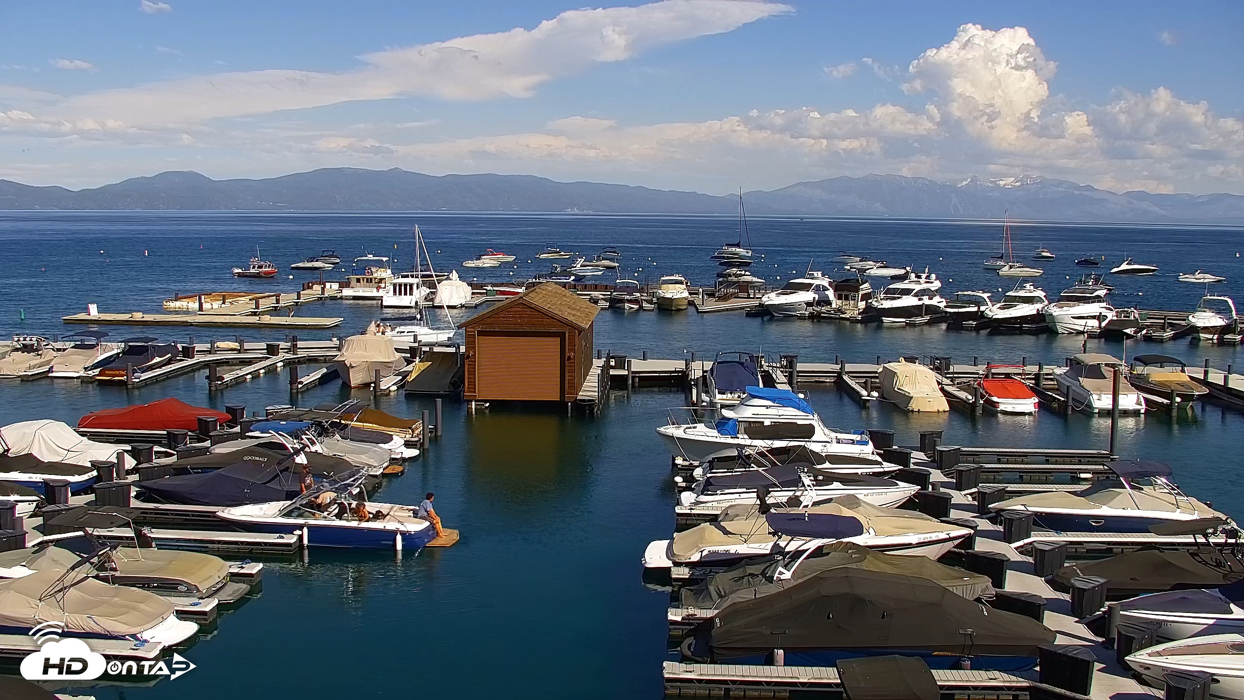 Snapshot of Tahoe City Marina - Lake Tahoe Live Webcam taken Jun 13, 2026, 5:14pm PDT