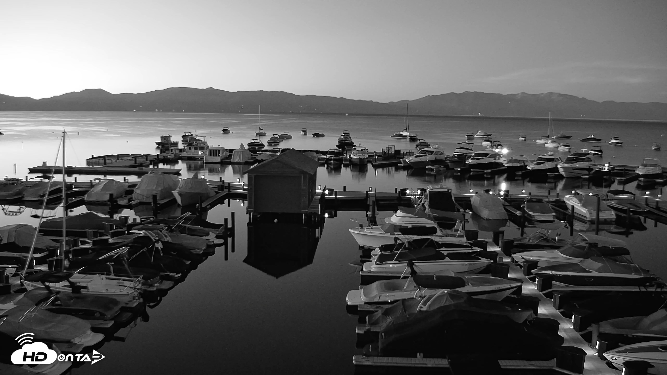 Snapshot of Tahoe City Marina - Lake Tahoe Live Webcam taken Jul 2, 2026, 4:57am PDT