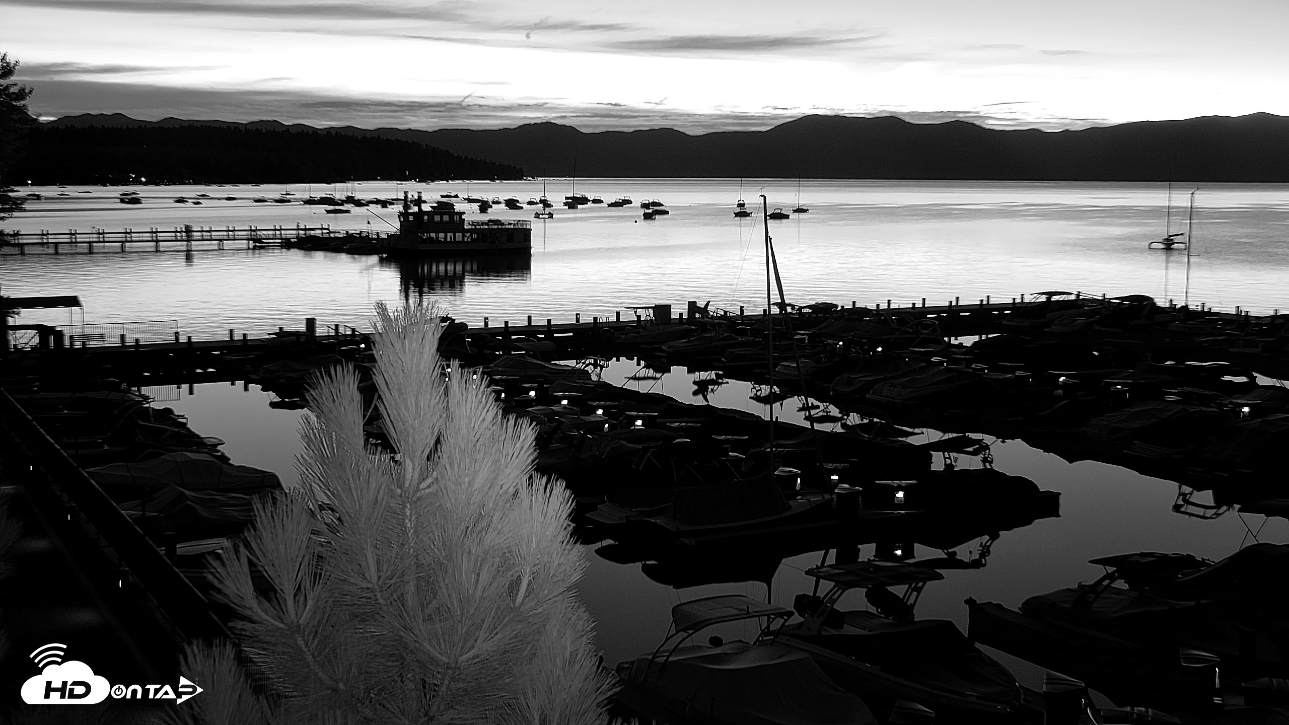 Snapshot of Tahoe City Marina - Lake Tahoe Live Webcam taken Aug 17, 2026, 5:47am PDT