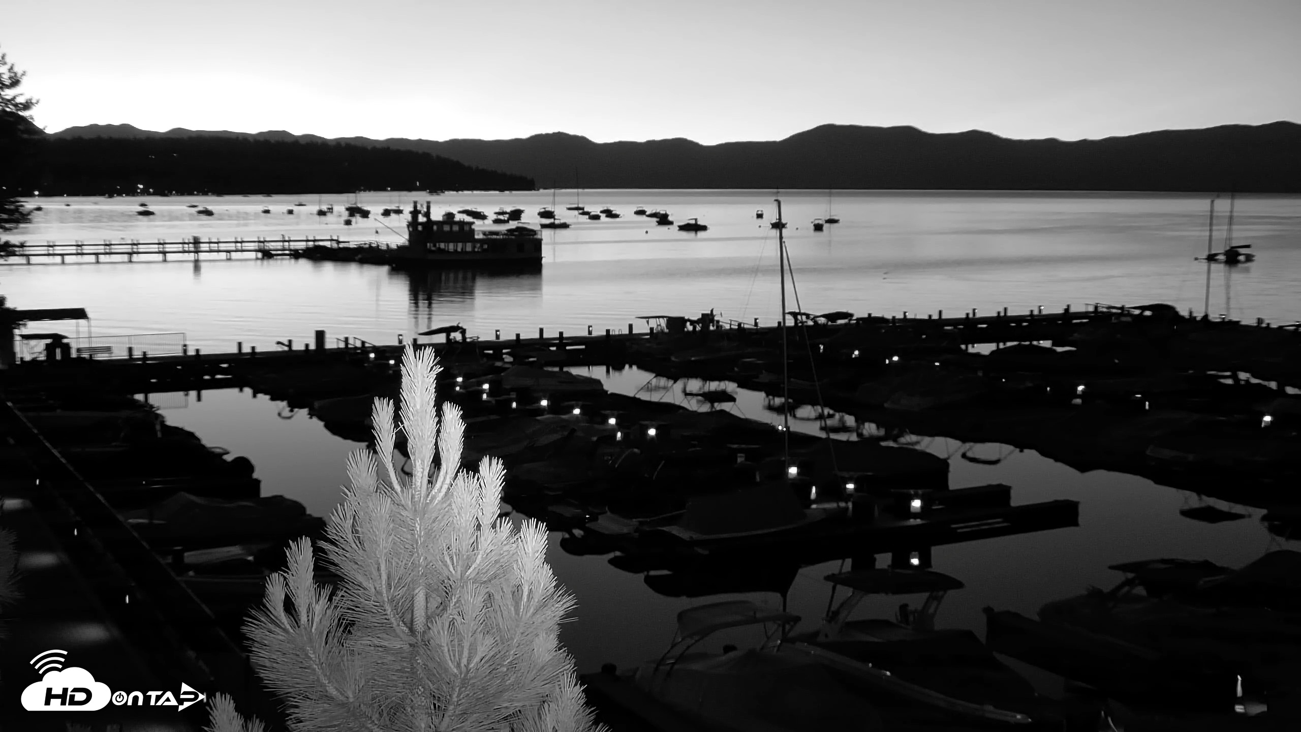 Snapshot of Tahoe City Marina - Lake Tahoe Live Webcam taken Jul 2, 2026, 4:56am PDT