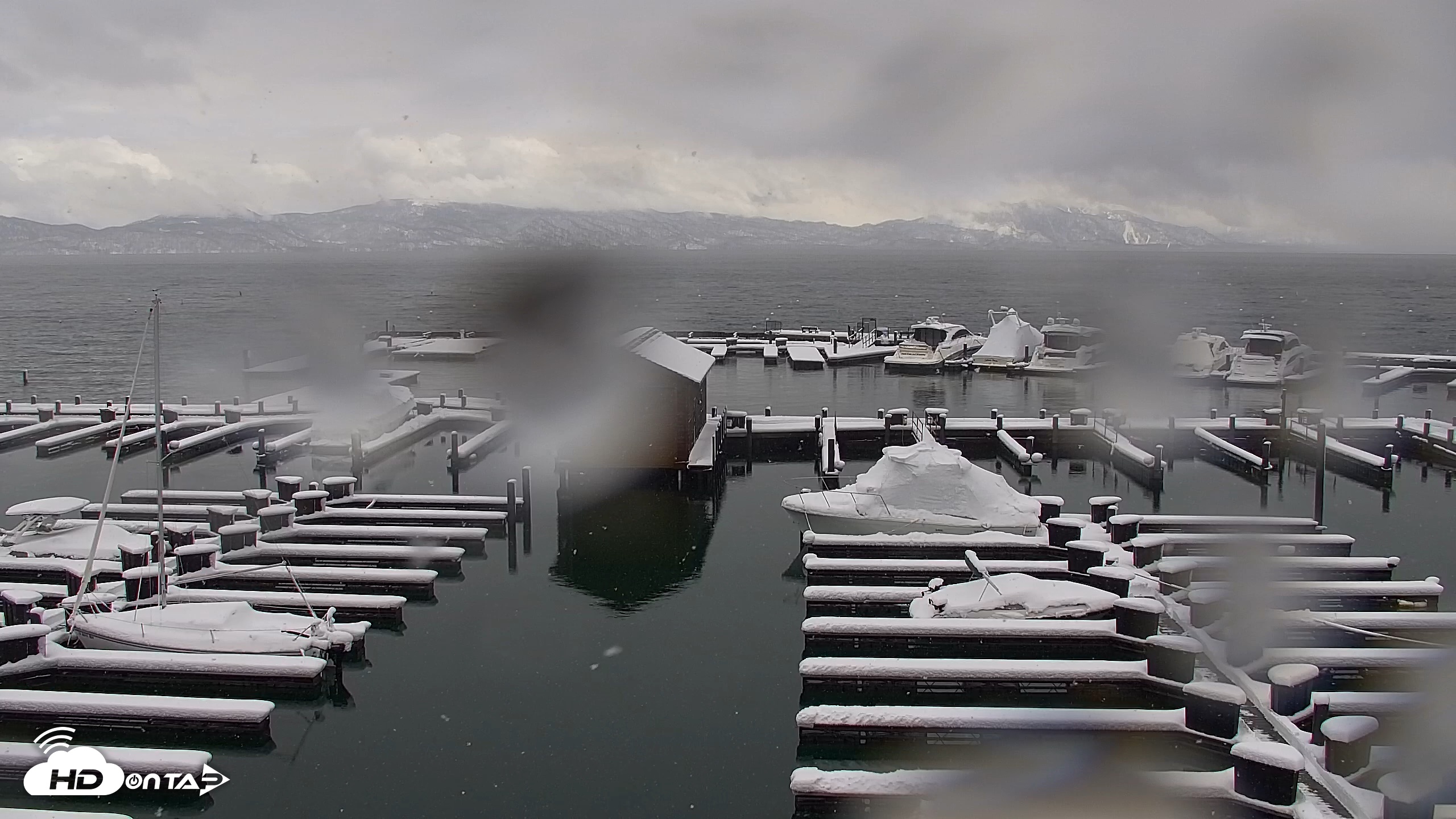 Snapshot of Tahoe City Marina - Lake Tahoe Live Webcam taken Apr 12, 2026, 12:20pm PDT