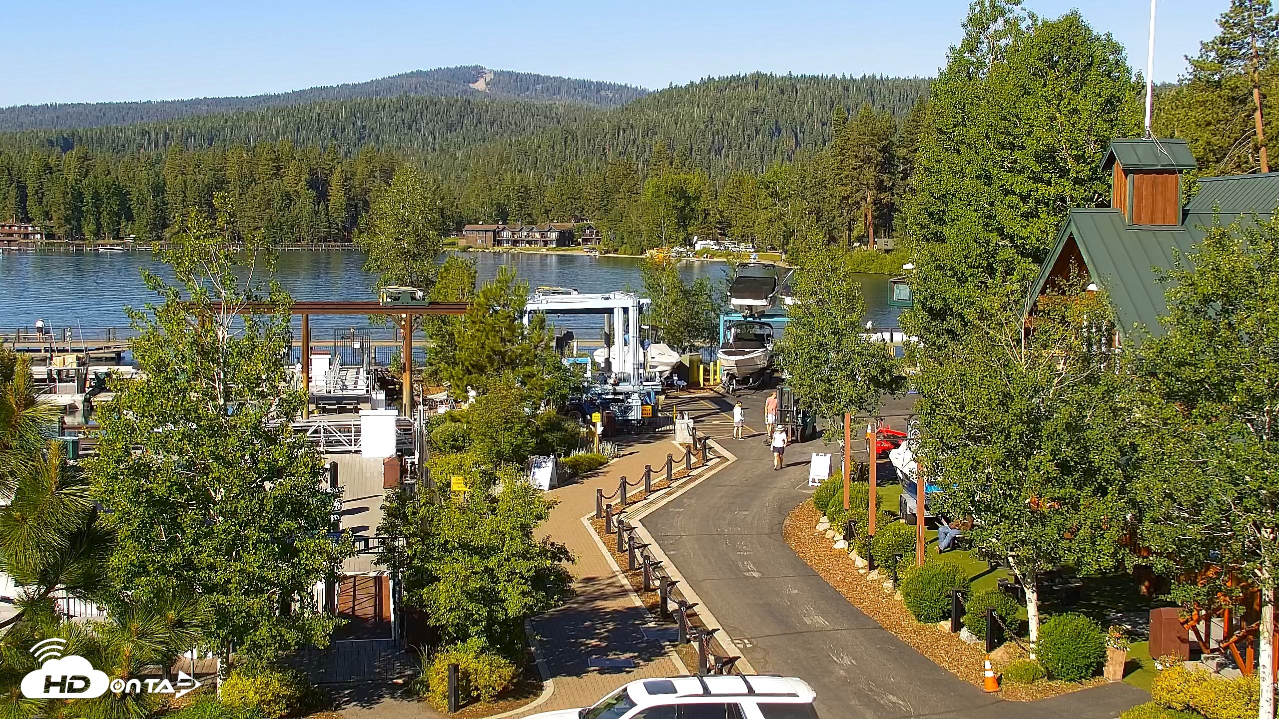 Snapshot of Tahoe City Marina - Lake Tahoe Live Webcam taken Jun 20, 2026, 8:26am PDT