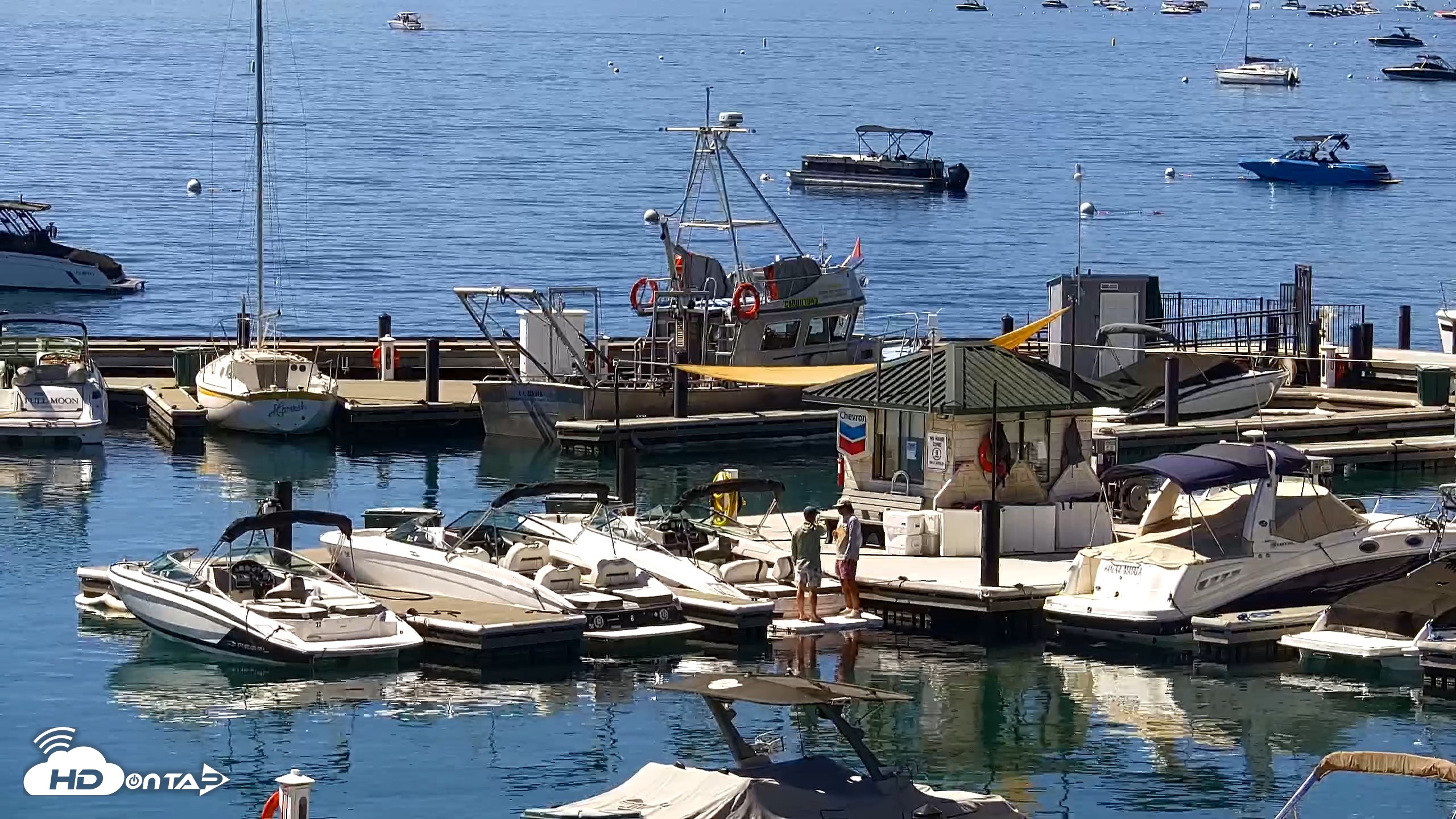 Snapshot of Tahoe City Marina - Lake Tahoe Live Webcam taken Jun 13, 2026, 10:40am PDT