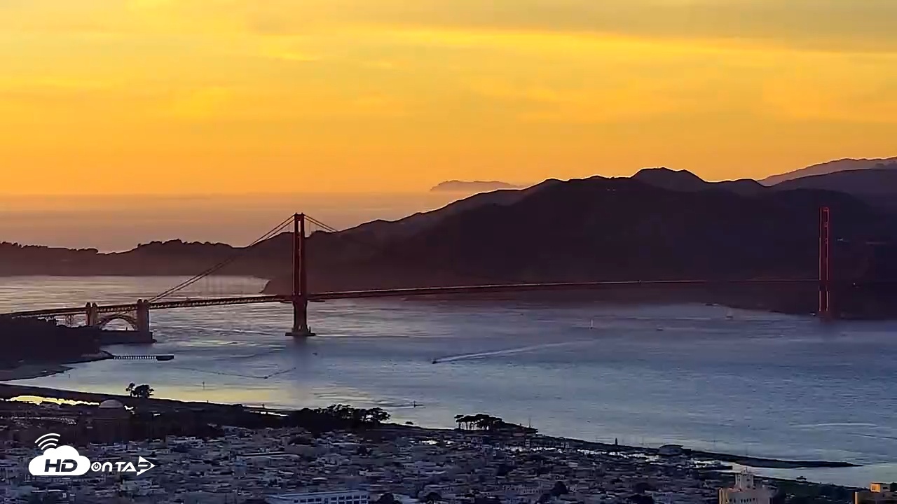 Snapshot of San Francisco Golden Gate Bridge Live Webcam taken Nov 8, 2025, 4:59pm PST