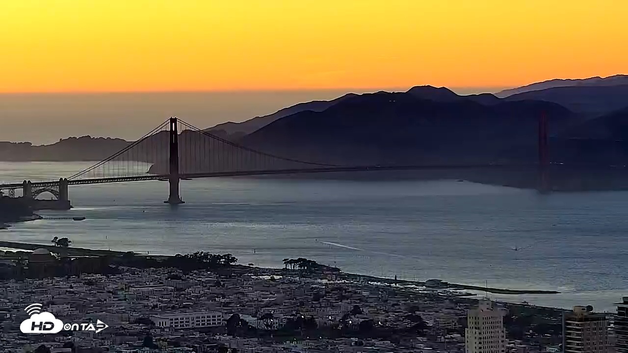 Snapshot of San Francisco Golden Gate Bridge Live Webcam taken Oct 29, 2025, 6:16pm PDT