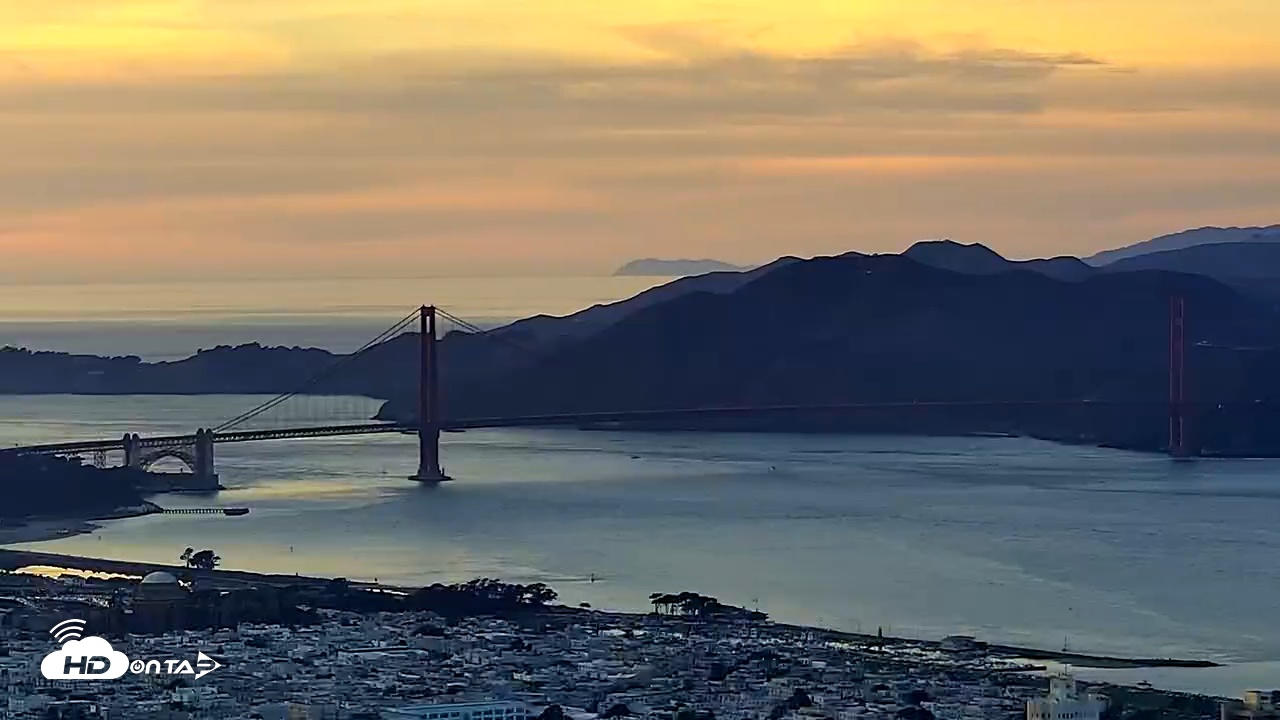 Snapshot of San Francisco Golden Gate Bridge Live Webcam taken Nov 9, 2025, 4:57pm PST