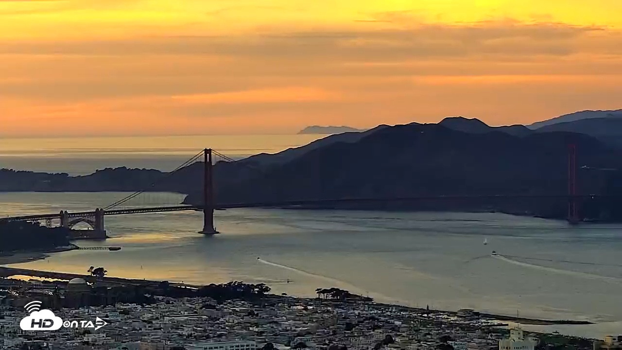 Snapshot of San Francisco Golden Gate Bridge Live Webcam taken Nov 9, 2025, 5:02pm PST