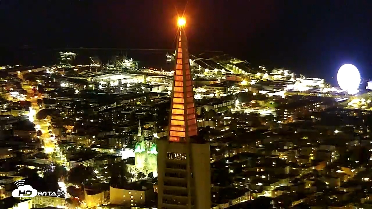 Snapshot of San Francisco Golden Gate Bridge Live Webcam taken Nov 10, 2025, 9:56pm PST