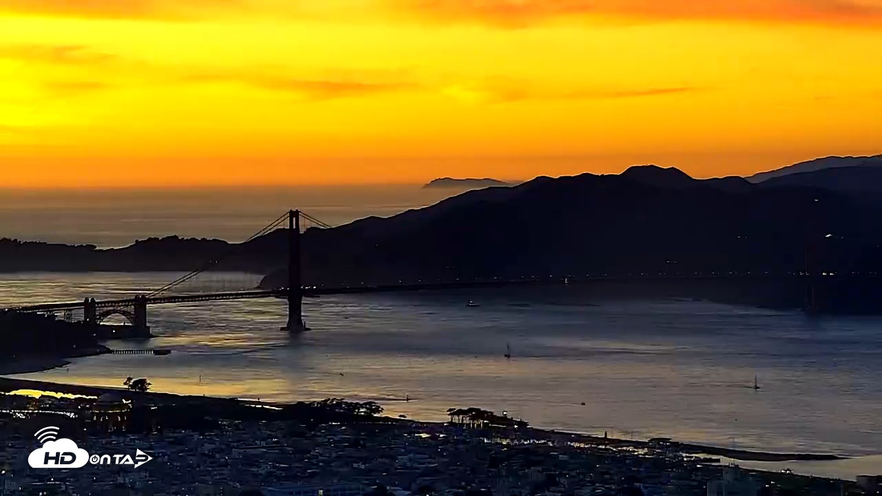 Snapshot of San Francisco Golden Gate Bridge Live Webcam taken Nov 8, 2025, 5:23pm PST