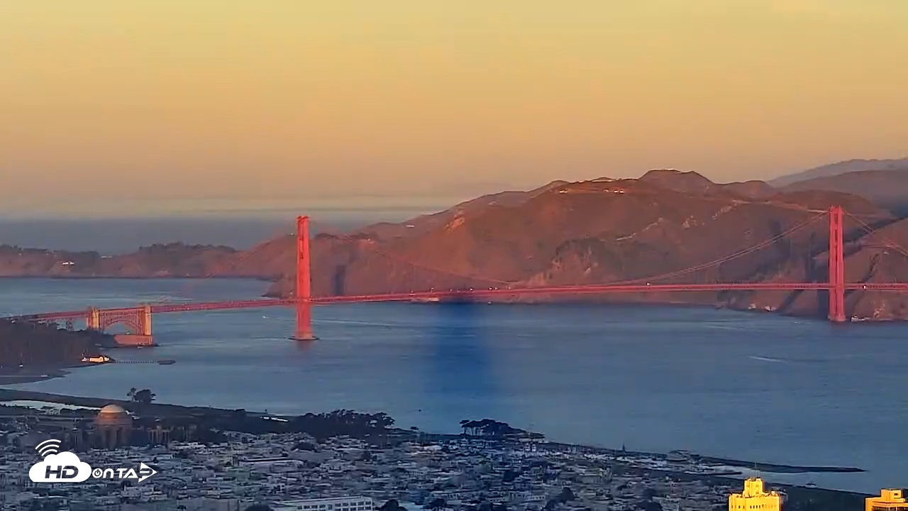 Snapshot of San Francisco Golden Gate Bridge Live Webcam taken Nov 9, 2025, 6:58am PST