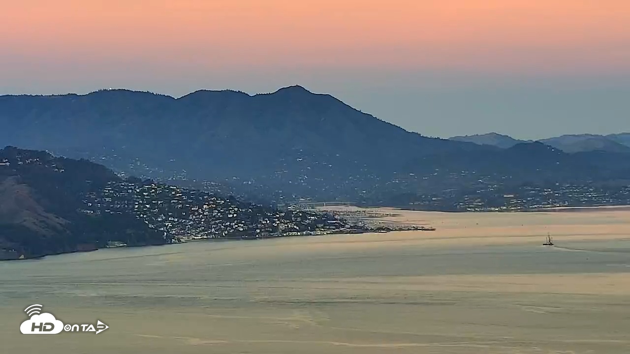 Snapshot of San Francisco Golden Gate Bridge Live Webcam taken Nov 10, 2025, 6:44am PST