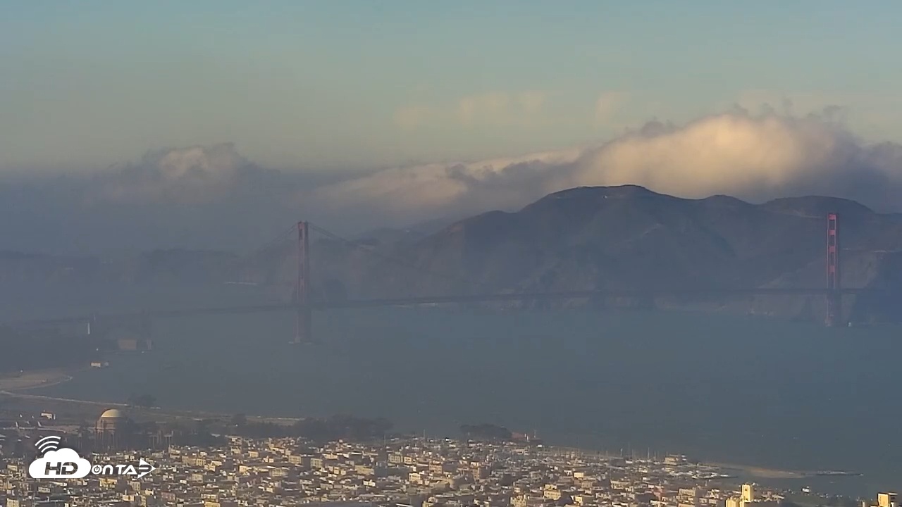 Snapshot of San Francisco Golden Gate Bridge Live Webcam taken Dec 10, 2025, 12:20pm PST