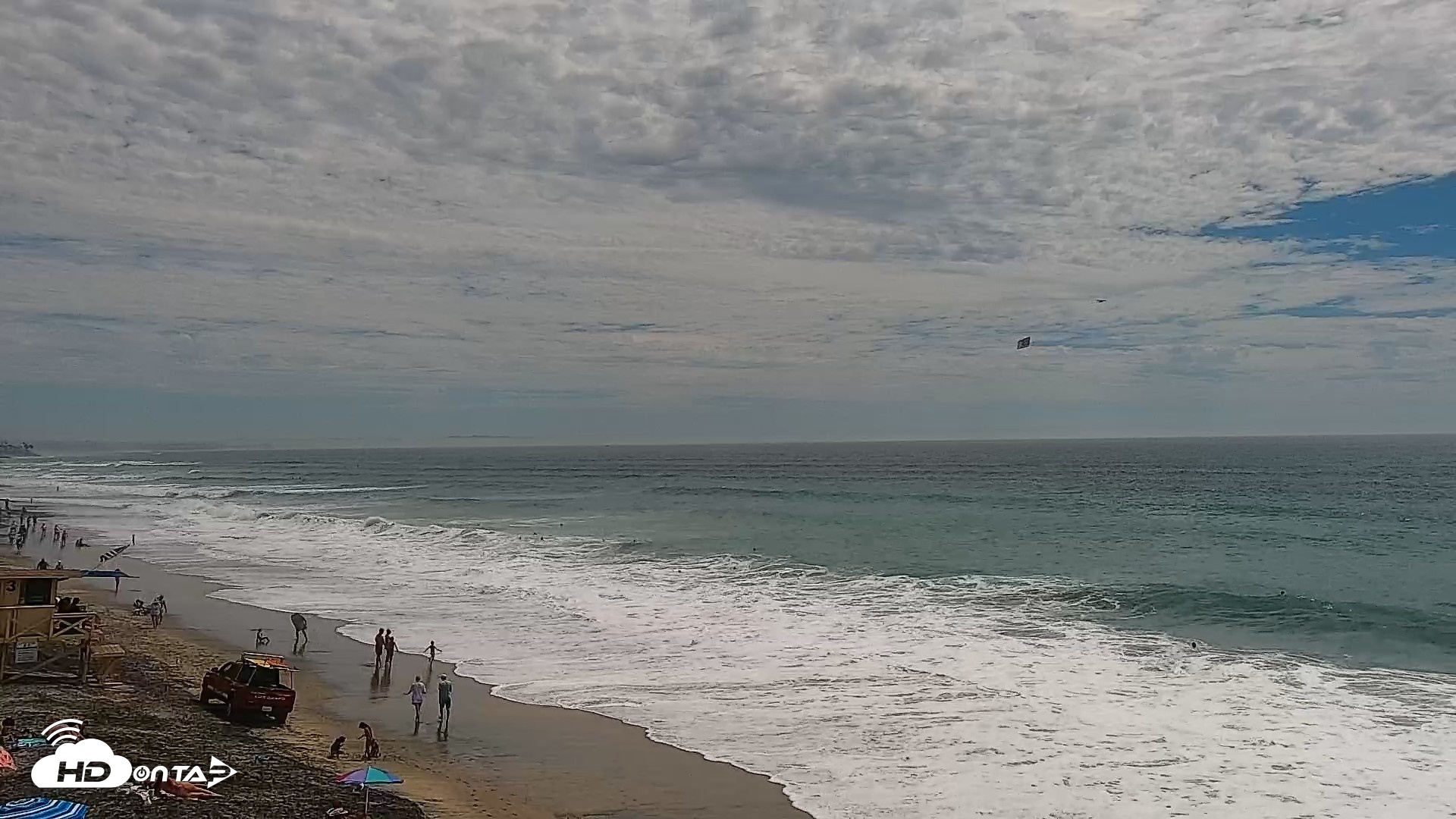 Snapshot of Carlsbad Beach Surf Live Webcam taken Sep 7, 2026, 1:48pm PDT