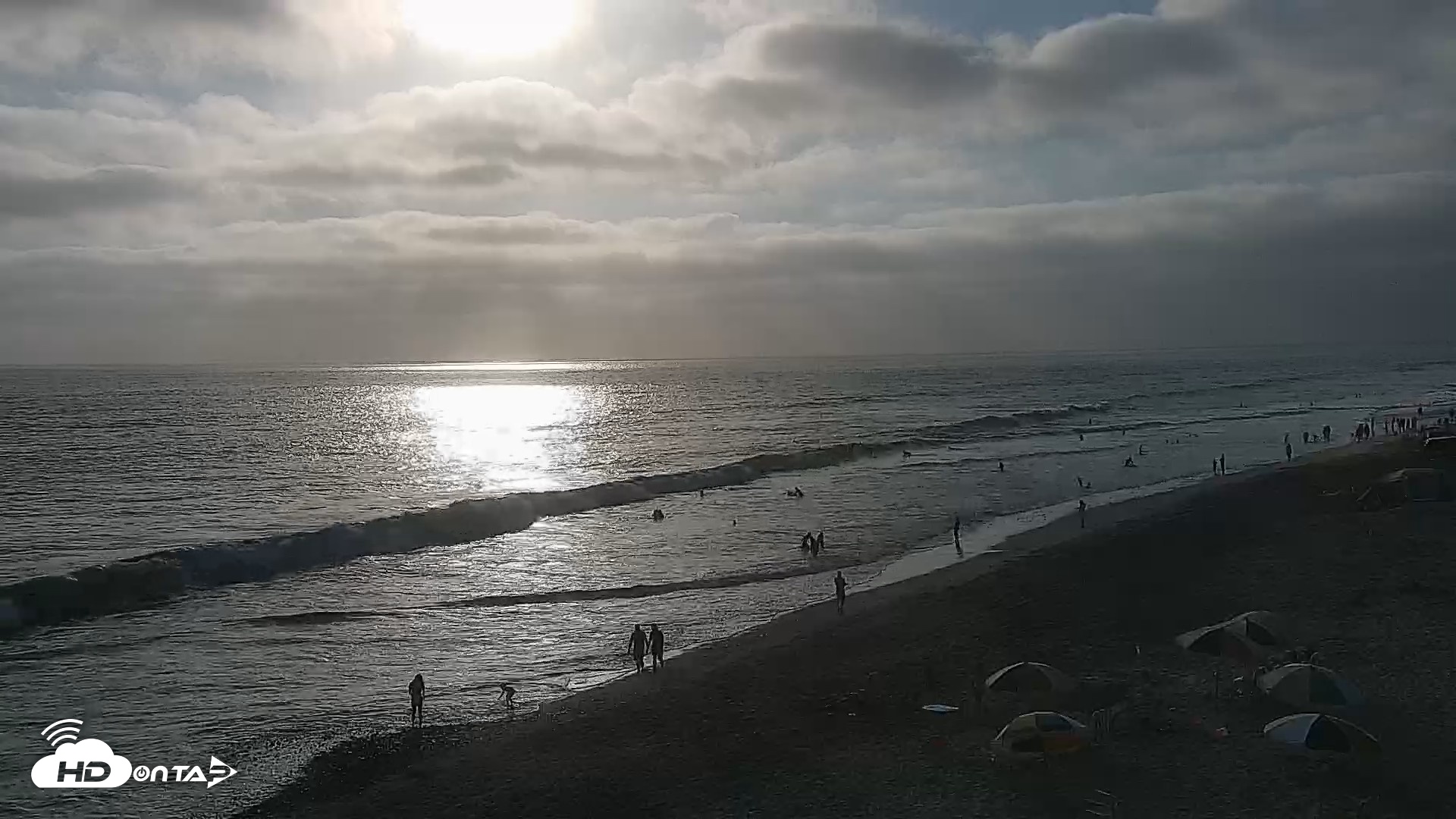 Snapshot of Carlsbad Beach Surf Live Webcam taken Aug 2, 2026, 6:35pm PDT