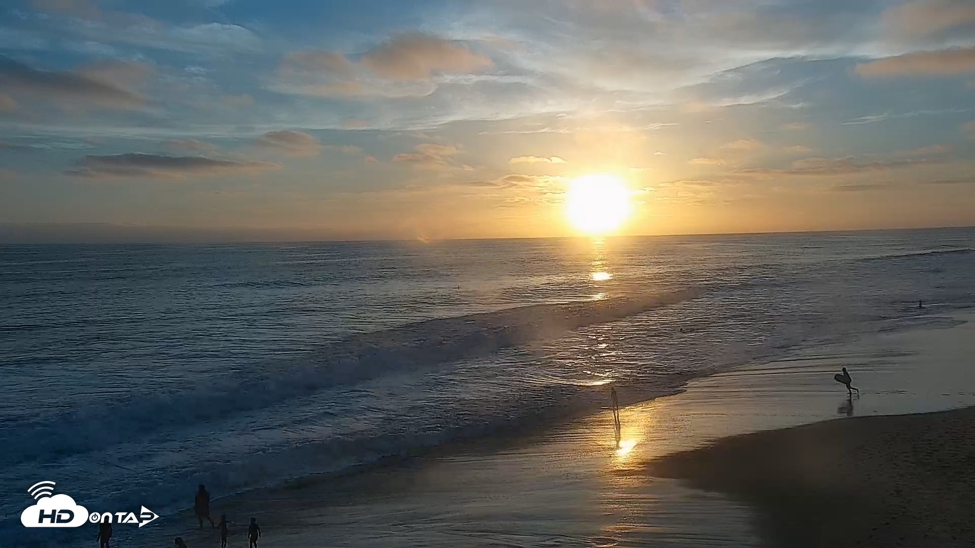 Snapshot of Carlsbad Beach Surf Live Webcam taken Jun 11, 2026, 7:47pm PDT