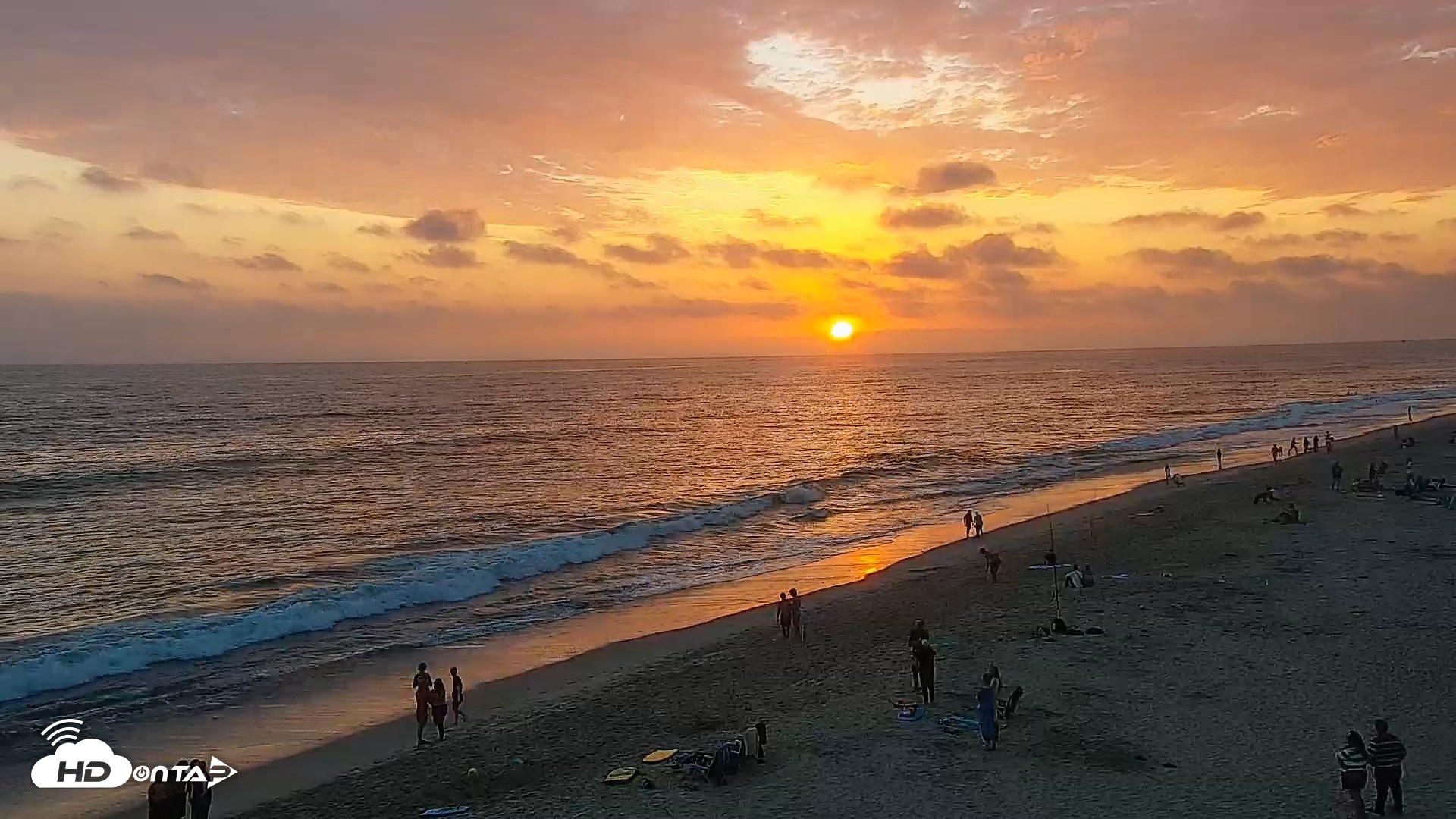 Snapshot of Carlsbad Beach Surf Live Webcam taken Jul 18, 2026, 7:53pm PDT