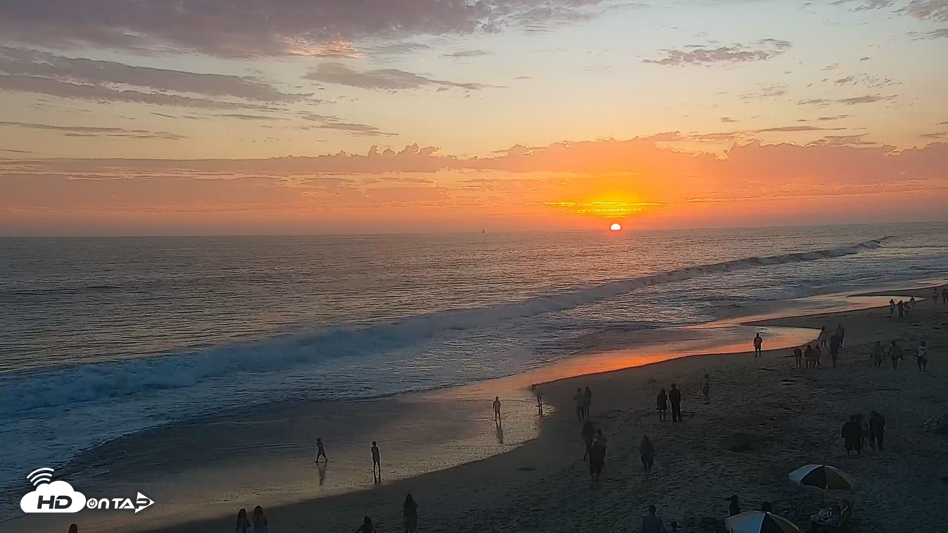 Snapshot of Carlsbad Beach Surf Live Webcam taken Jun 23, 2026, 8:02pm PDT