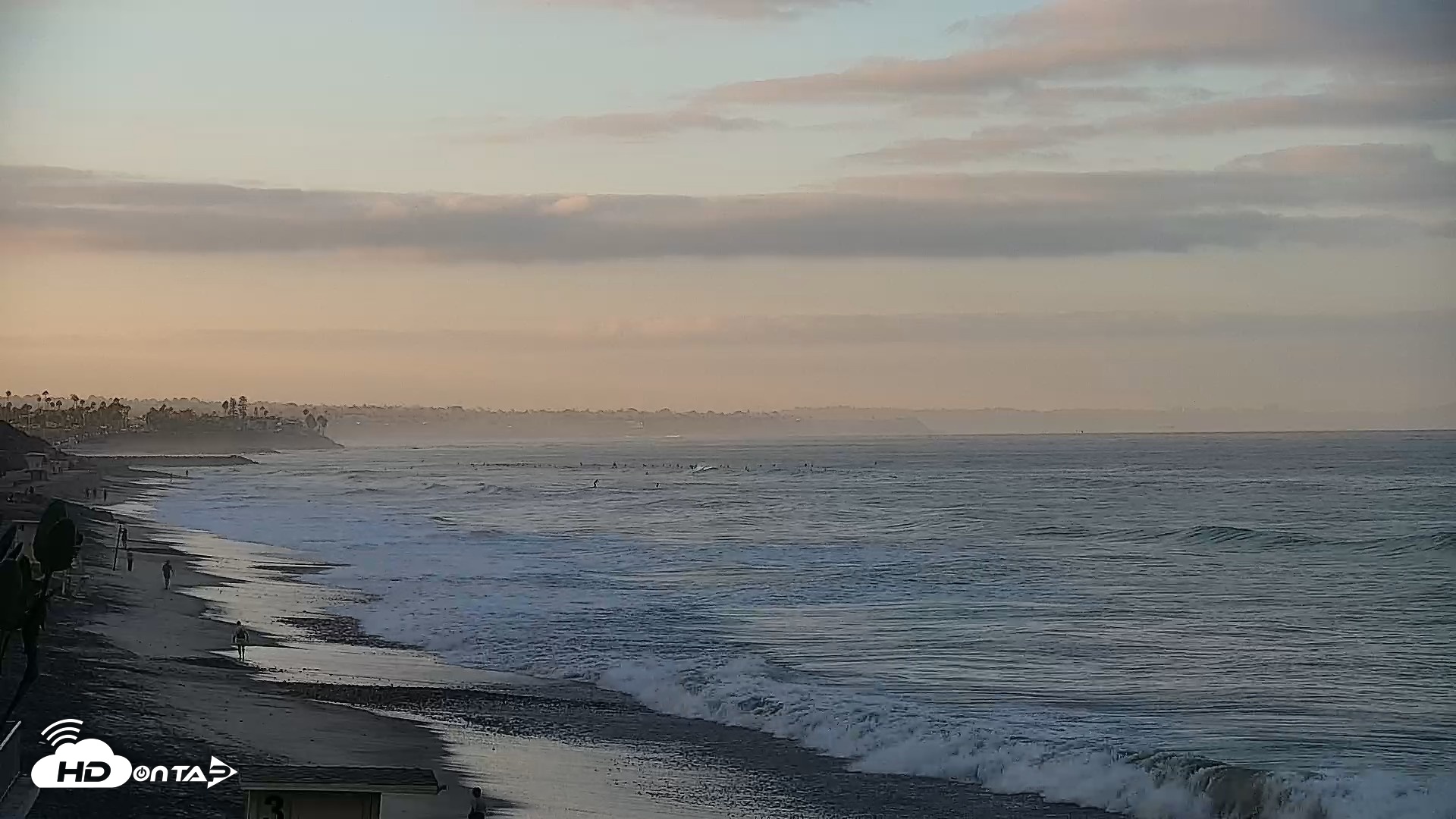Snapshot of Carlsbad Beach Surf Live Webcam taken Sep 4, 2026, 6:49am PDT