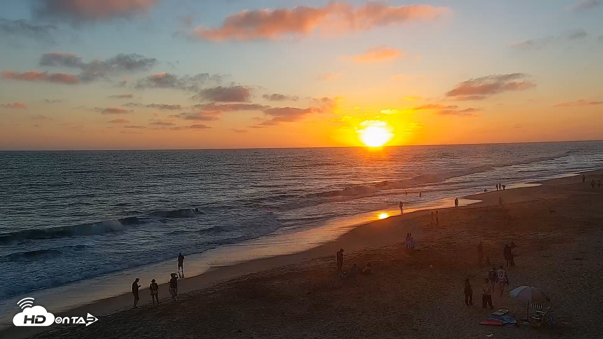 Snapshot of Carlsbad Beach Surf Live Webcam taken Jul 6, 2026, 7:58pm PDT