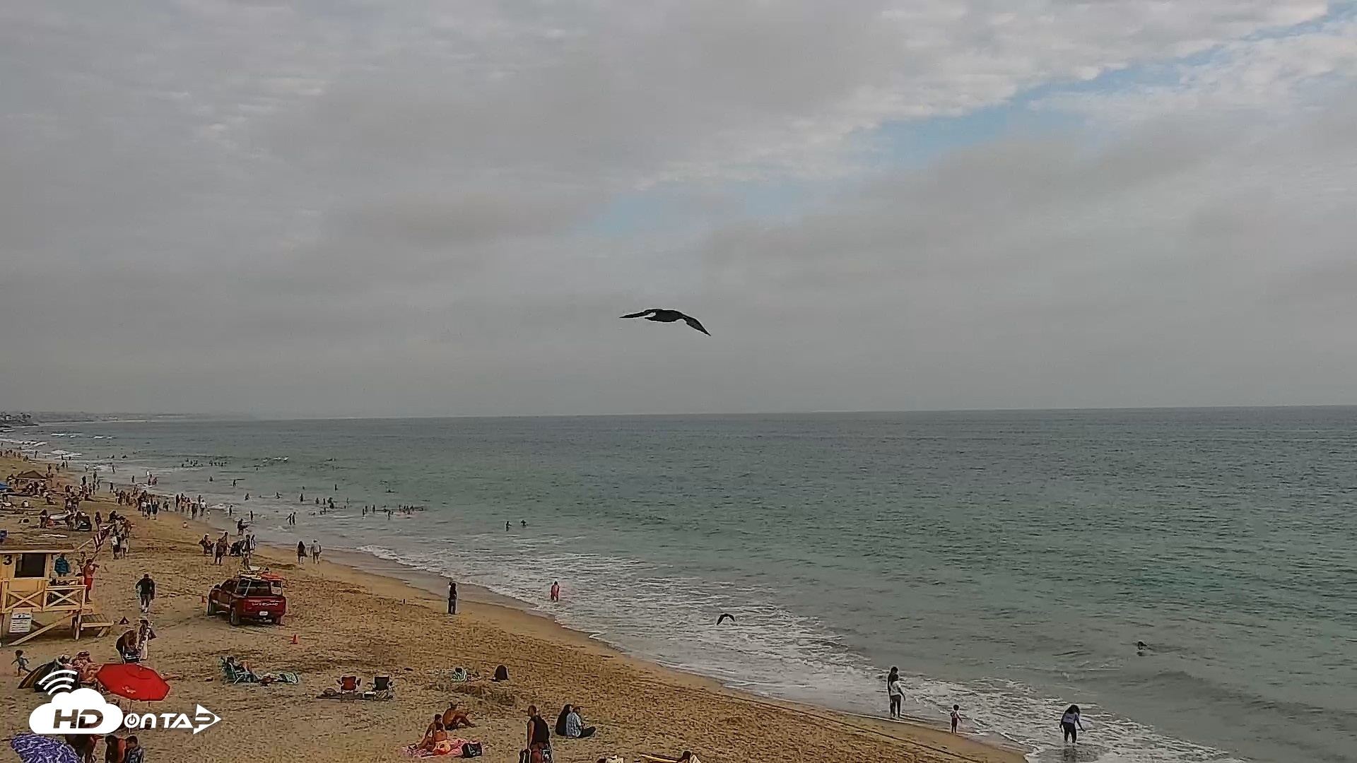 Snapshot of Carlsbad Beach Surf Live Webcam taken Jul 18, 2026, 6:24pm PDT