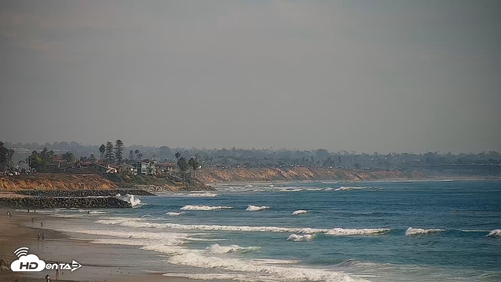Snapshot of Carlsbad Beach Surf Live Webcam taken Sep 9, 2026, 3:50pm PDT