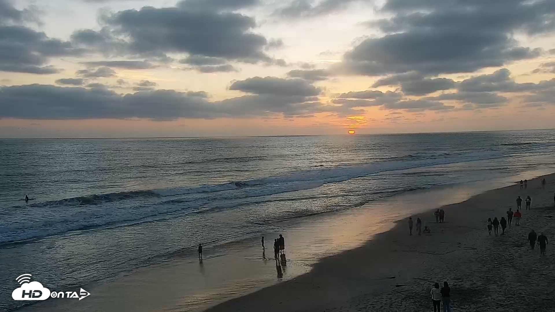 Snapshot of Carlsbad Beach Surf Live Webcam taken Jun 8, 2026, 7:56pm PDT