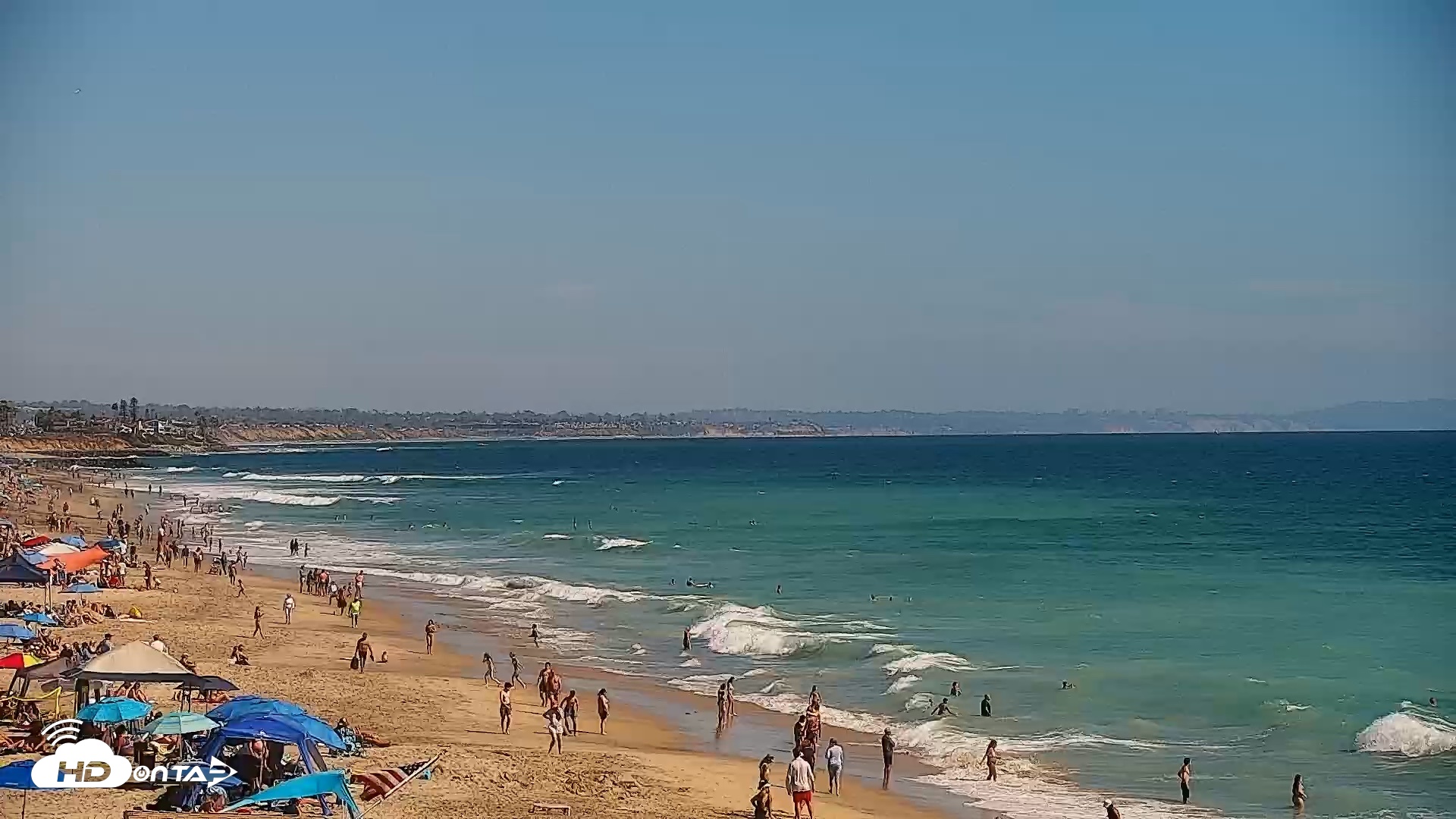 Snapshot of Carlsbad Beach Surf Live Webcam taken Jul 2, 2026, 4:13pm PDT