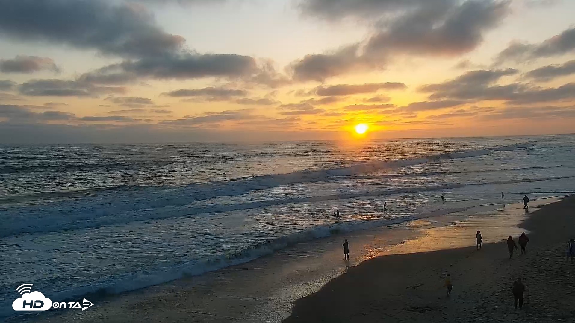 Snapshot of Carlsbad Beach Surf Live Webcam taken Jun 9, 2026, 7:55pm PDT