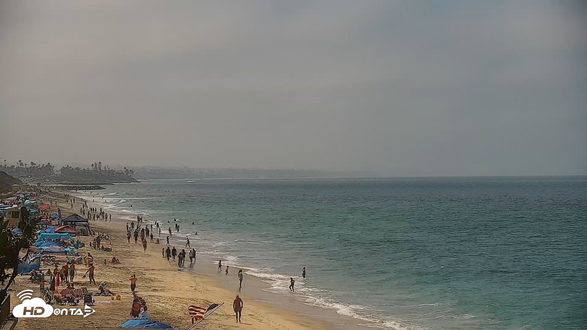 Snapshot of Carlsbad Beach Surf Live Webcam taken Jul 14, 2026, 10:50am PDT