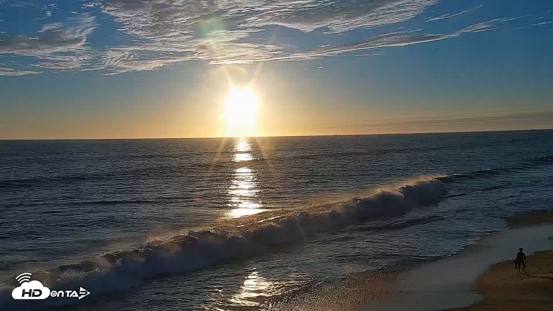 Snapshot of Carlsbad Beach Surf Live Webcam taken Sep 5, 2026, 6:53pm PDT