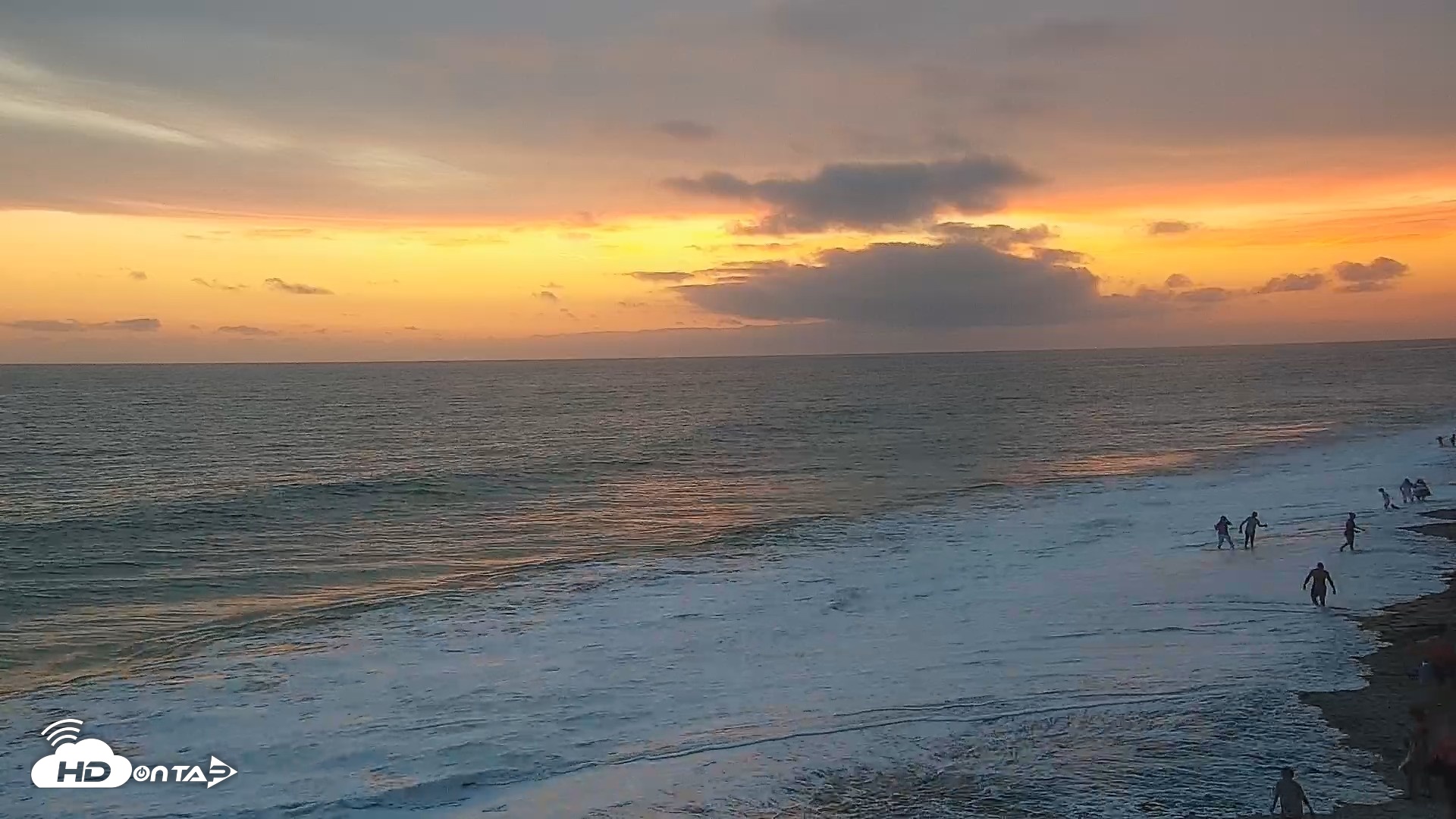 Snapshot of Carlsbad Beach Surf Live Webcam taken Aug 10, 2026, 7:55pm PDT