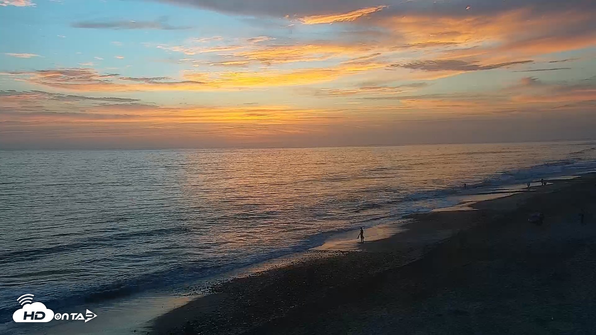 Snapshot of Carlsbad Beach Surf Live Webcam taken Aug 20, 2026, 7:40pm PDT