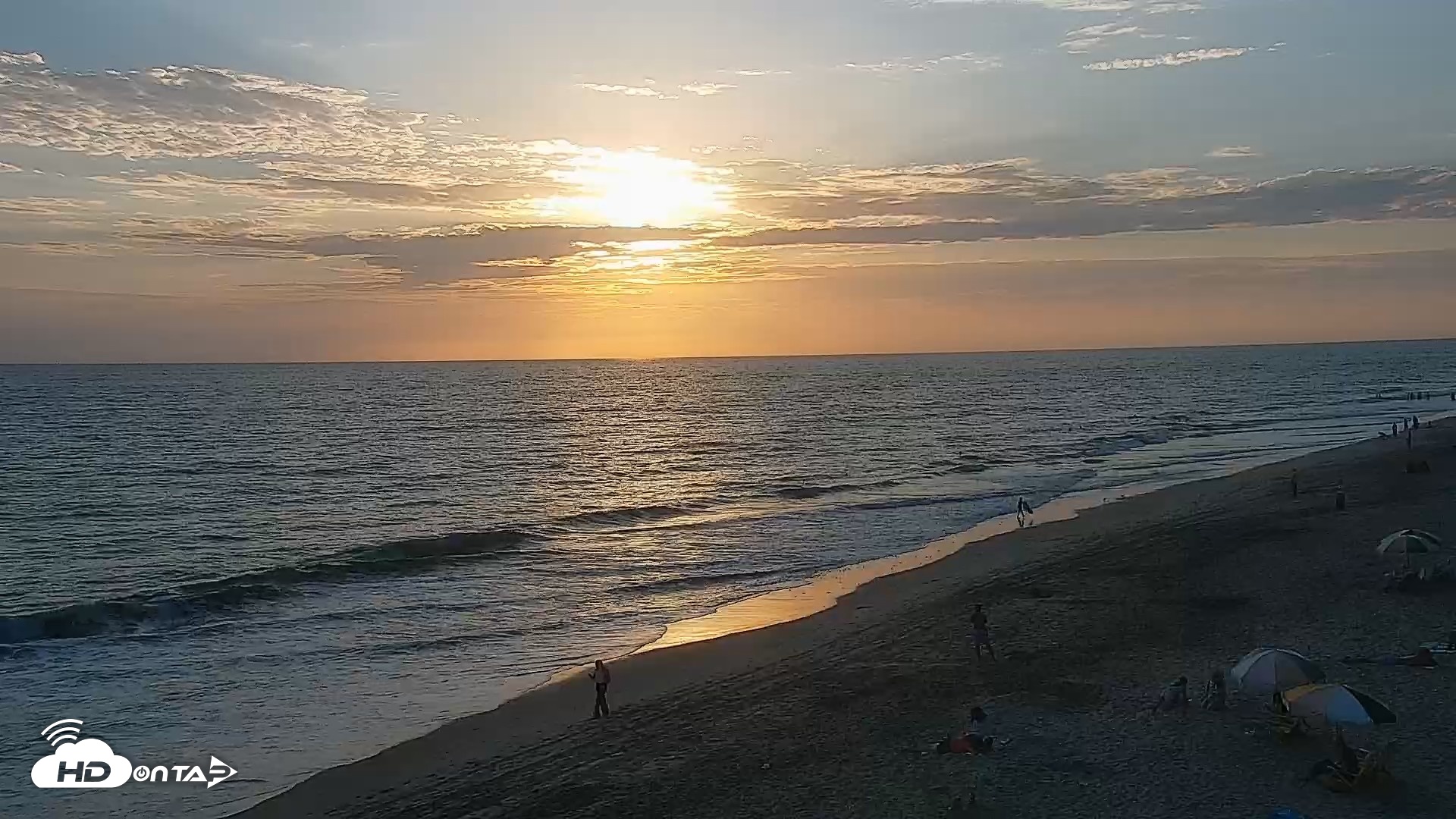 Snapshot of Carlsbad Beach Surf Live Webcam taken Aug 5, 2026, 7:19pm PDT