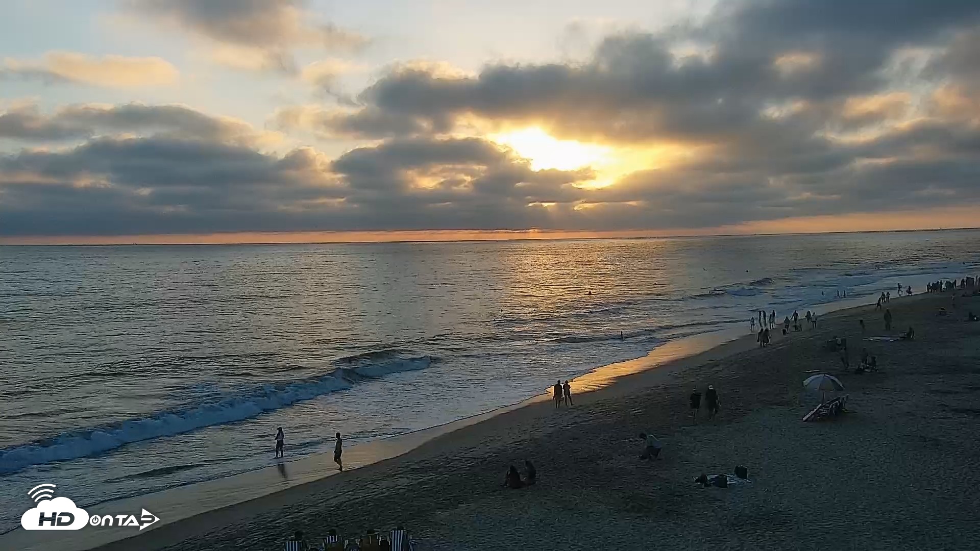 Snapshot of Carlsbad Beach Surf Live Webcam taken Jul 19, 2026, 7:40pm PDT