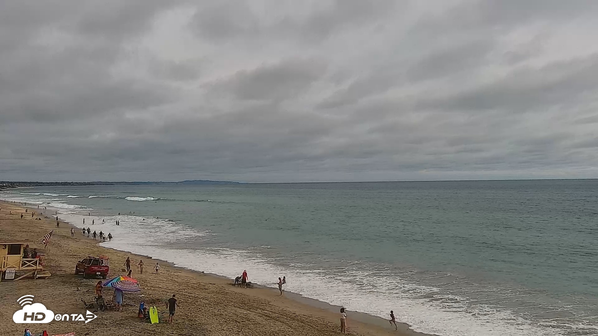 Snapshot of Carlsbad Beach Surf Live Webcam taken Aug 13, 2026, 5:34pm PDT