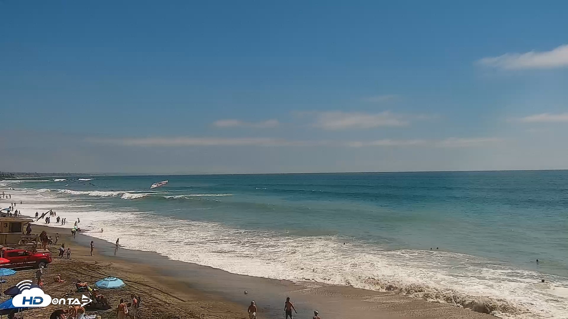 Snapshot of Carlsbad Beach Surf Live Webcam taken Aug 16, 2026, 2:35pm PDT