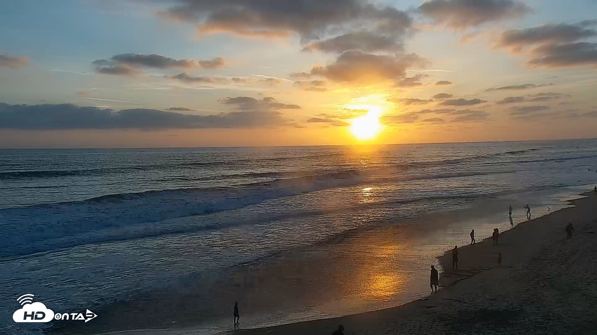 Snapshot of Carlsbad Beach Surf Live Webcam taken Jun 8, 2026, 7:49pm PDT