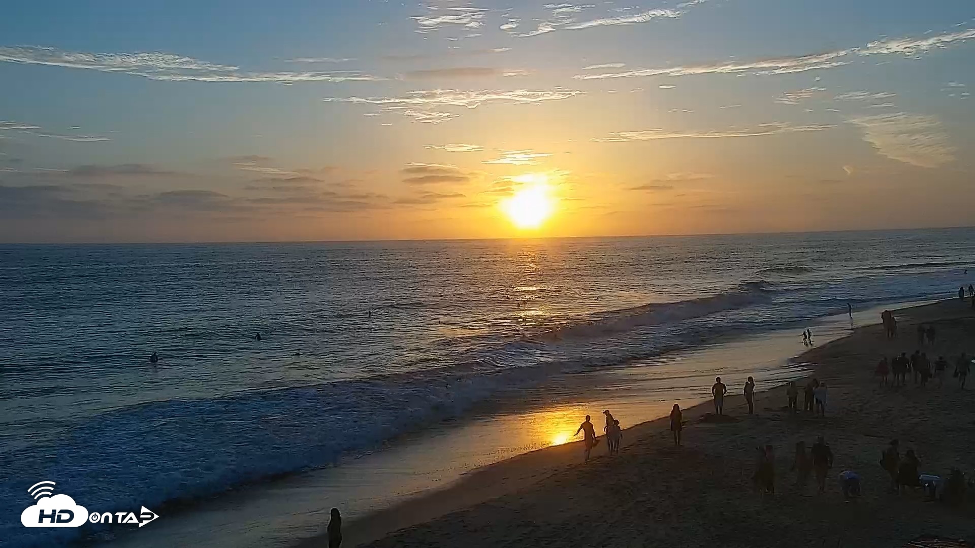 Snapshot of Carlsbad Beach Surf Live Webcam taken Jul 24, 2026, 7:44pm PDT