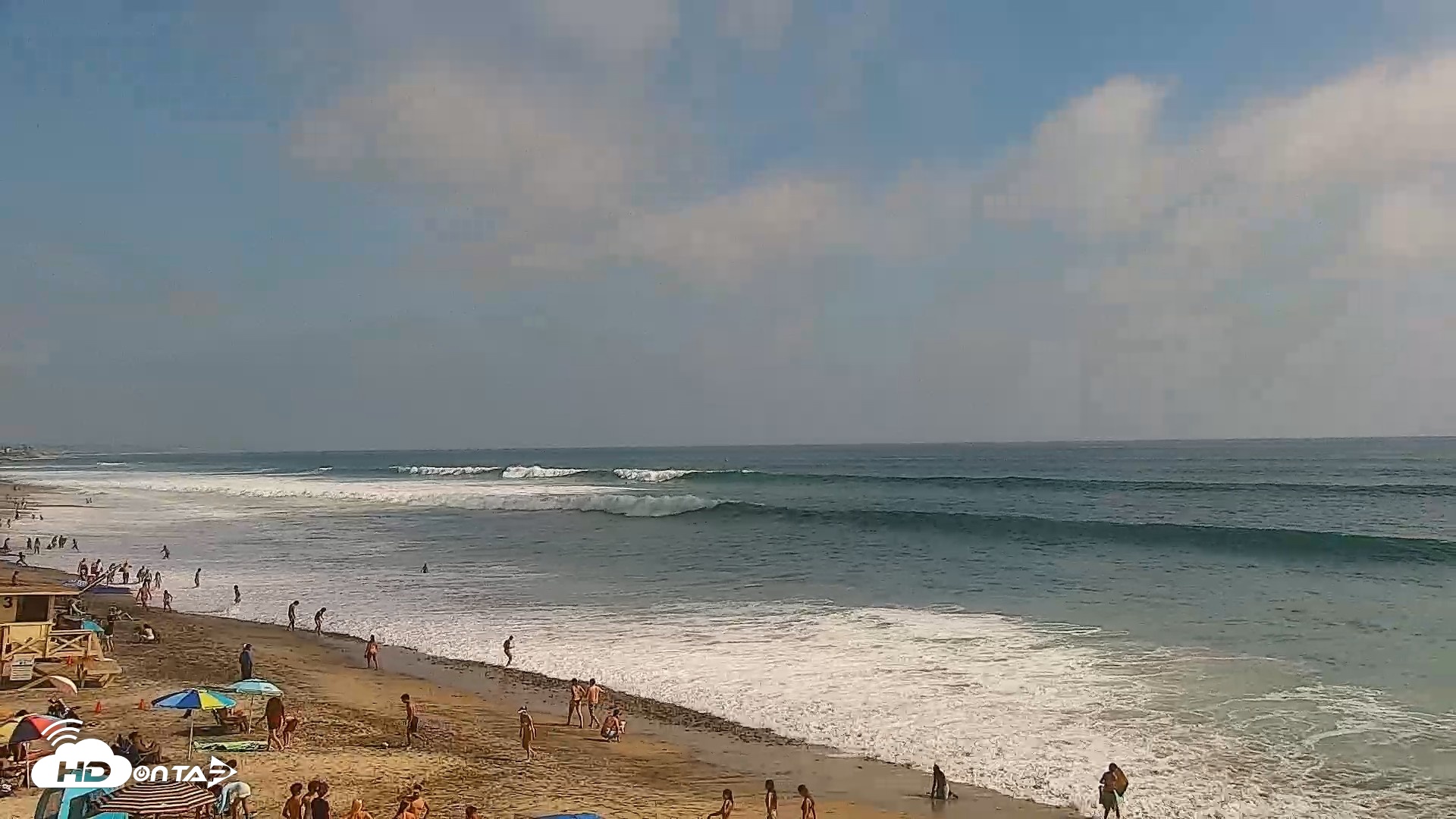 Snapshot of Carlsbad Beach Surf Live Webcam taken Jul 26, 2026, 4:24pm PDT