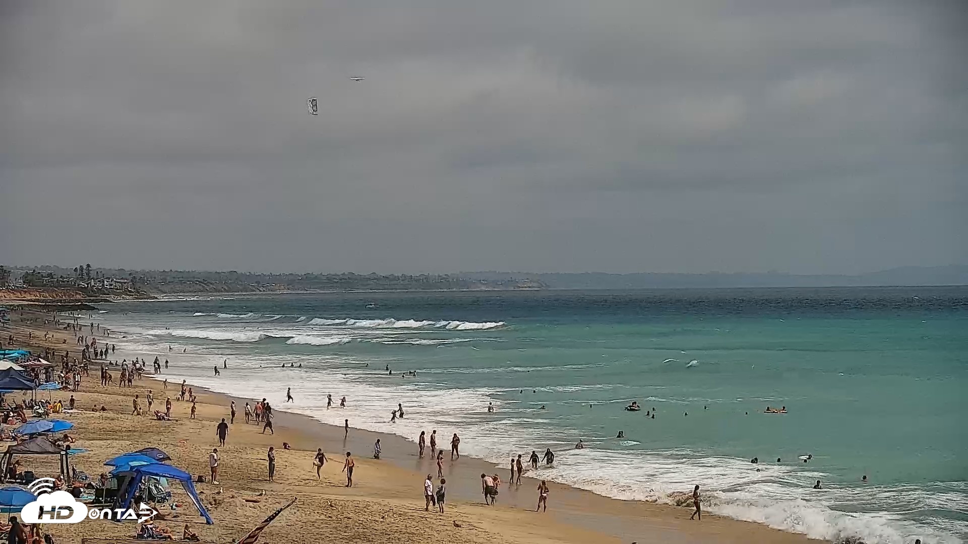 Snapshot of Carlsbad Beach Surf Live Webcam taken Jul 1, 2026, 3:19pm PDT
