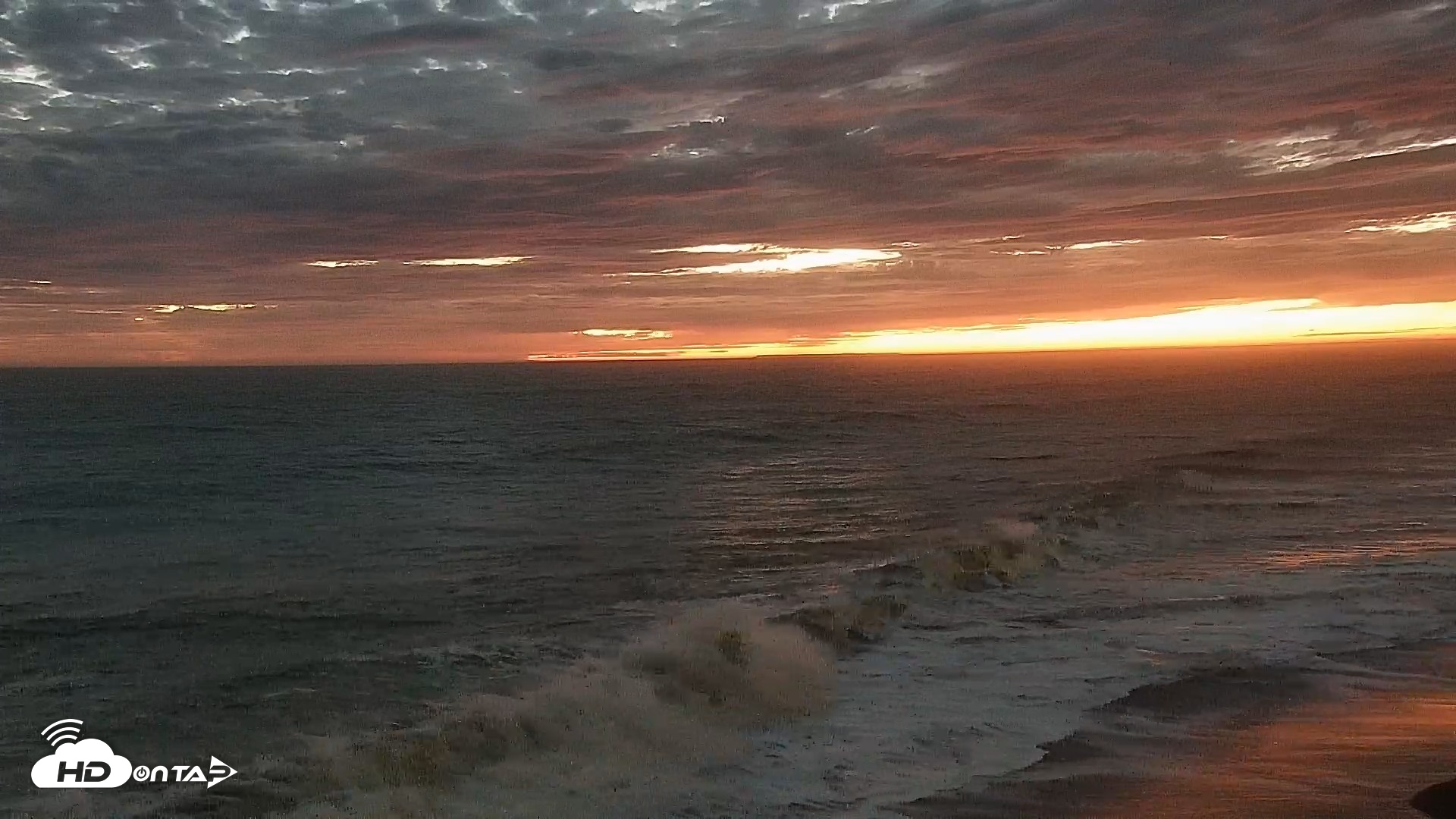Snapshot of Carlsbad Beach Surf Live Webcam taken Sep 7, 2026, 7:37pm PDT