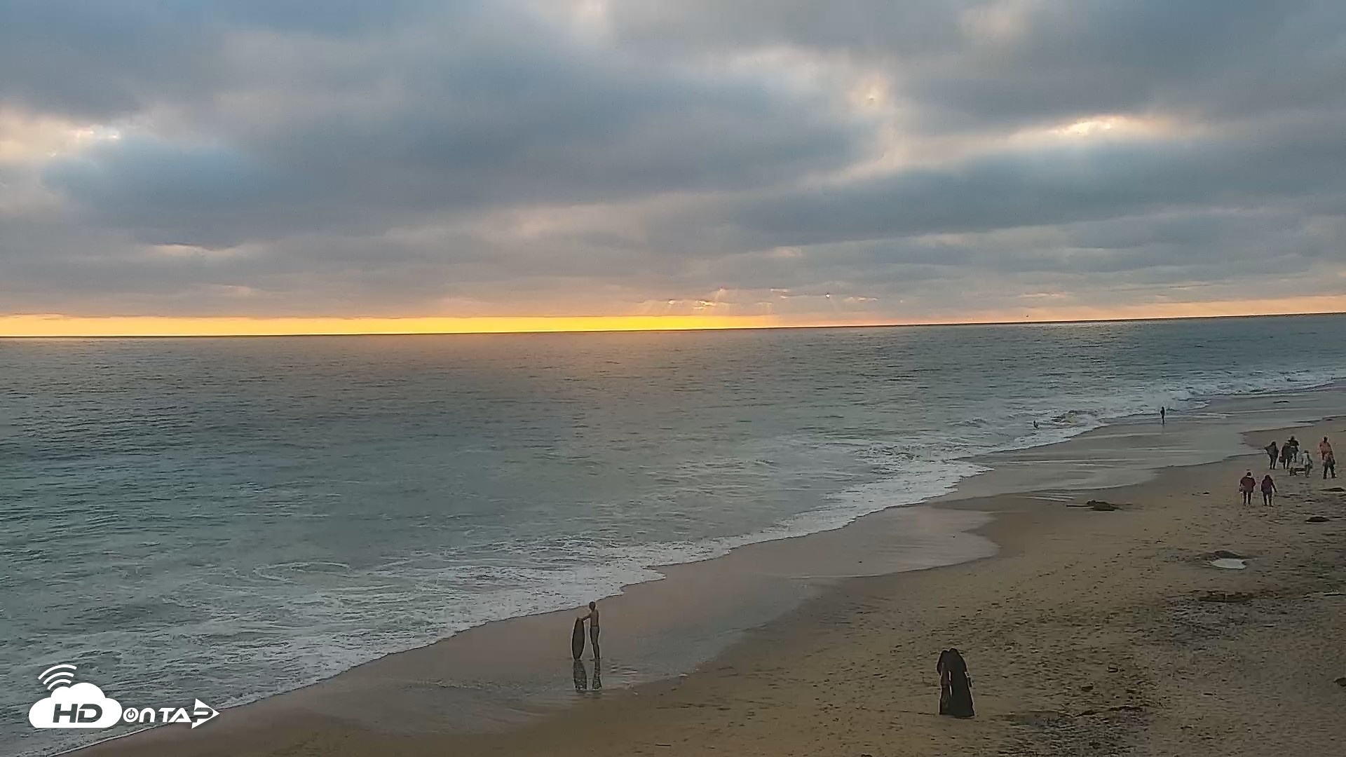 Snapshot of Carlsbad Beach Surf Live Webcam taken Jun 25, 2026, 7:27pm PDT