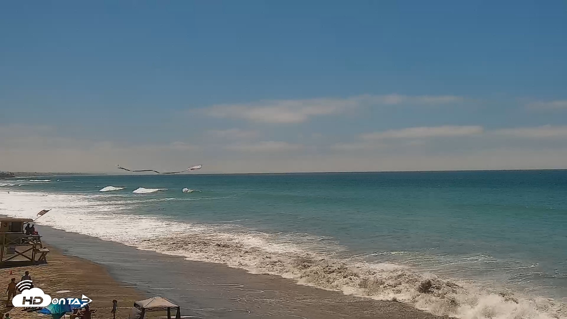 Snapshot of Carlsbad Beach Surf Live Webcam taken Aug 16, 2026, 12:35pm PDT