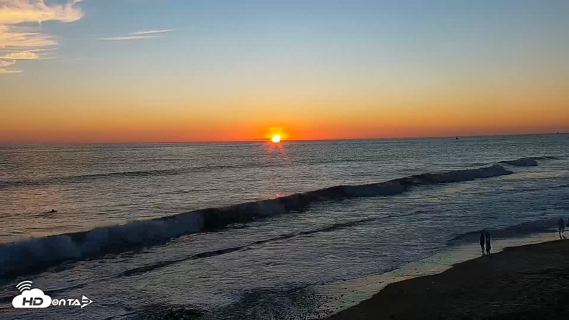 Snapshot of Carlsbad Beach Surf Live Webcam taken Sep 4, 2026, 7:13pm PDT