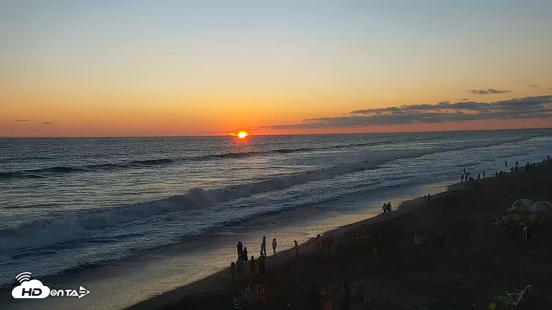 Snapshot of Carlsbad Beach Surf Live Webcam taken Aug 15, 2026, 7:35pm PDT