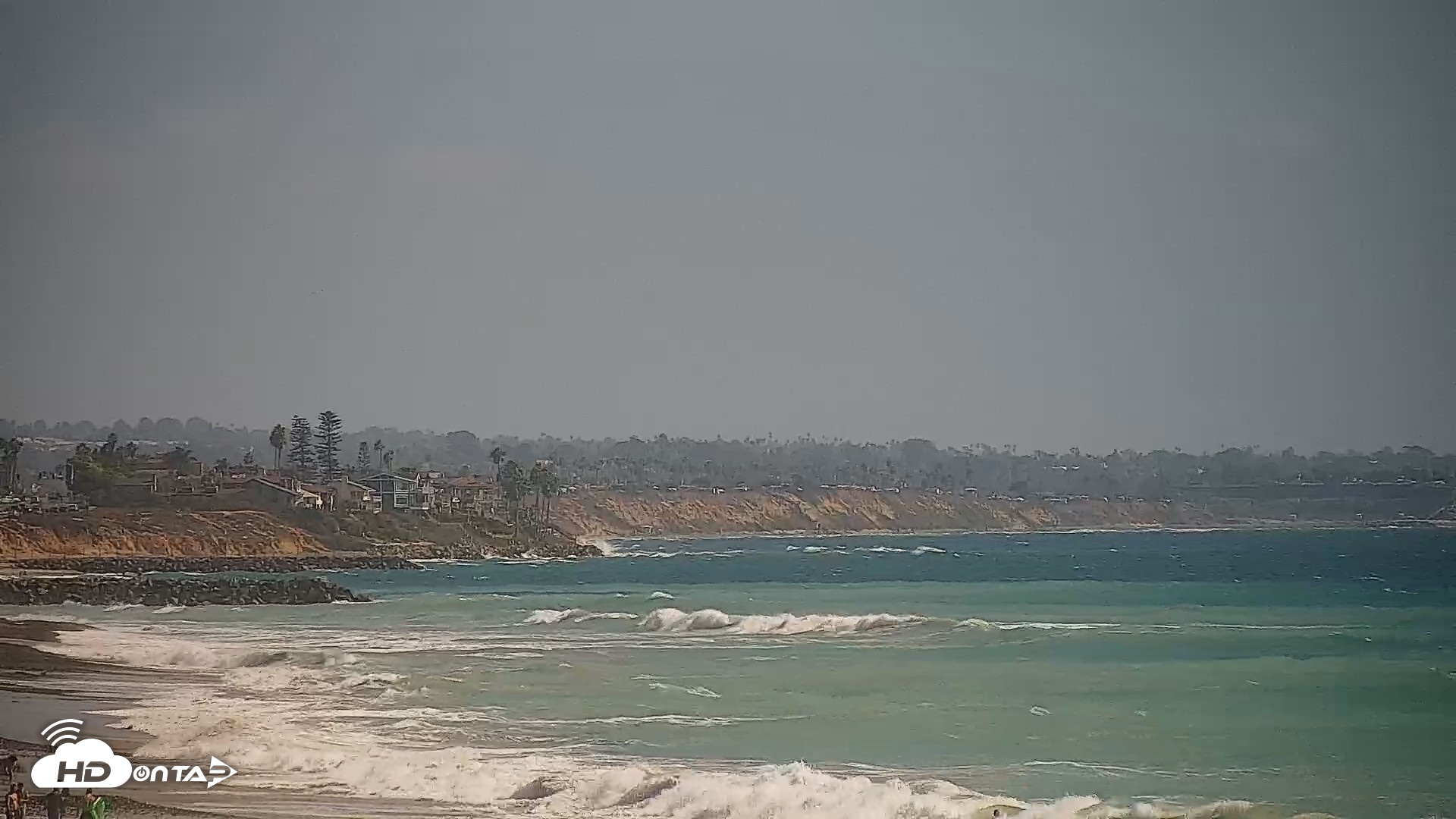 Snapshot of Carlsbad Beach Surf Live Webcam taken Sep 17, 2026, 2:59pm PDT