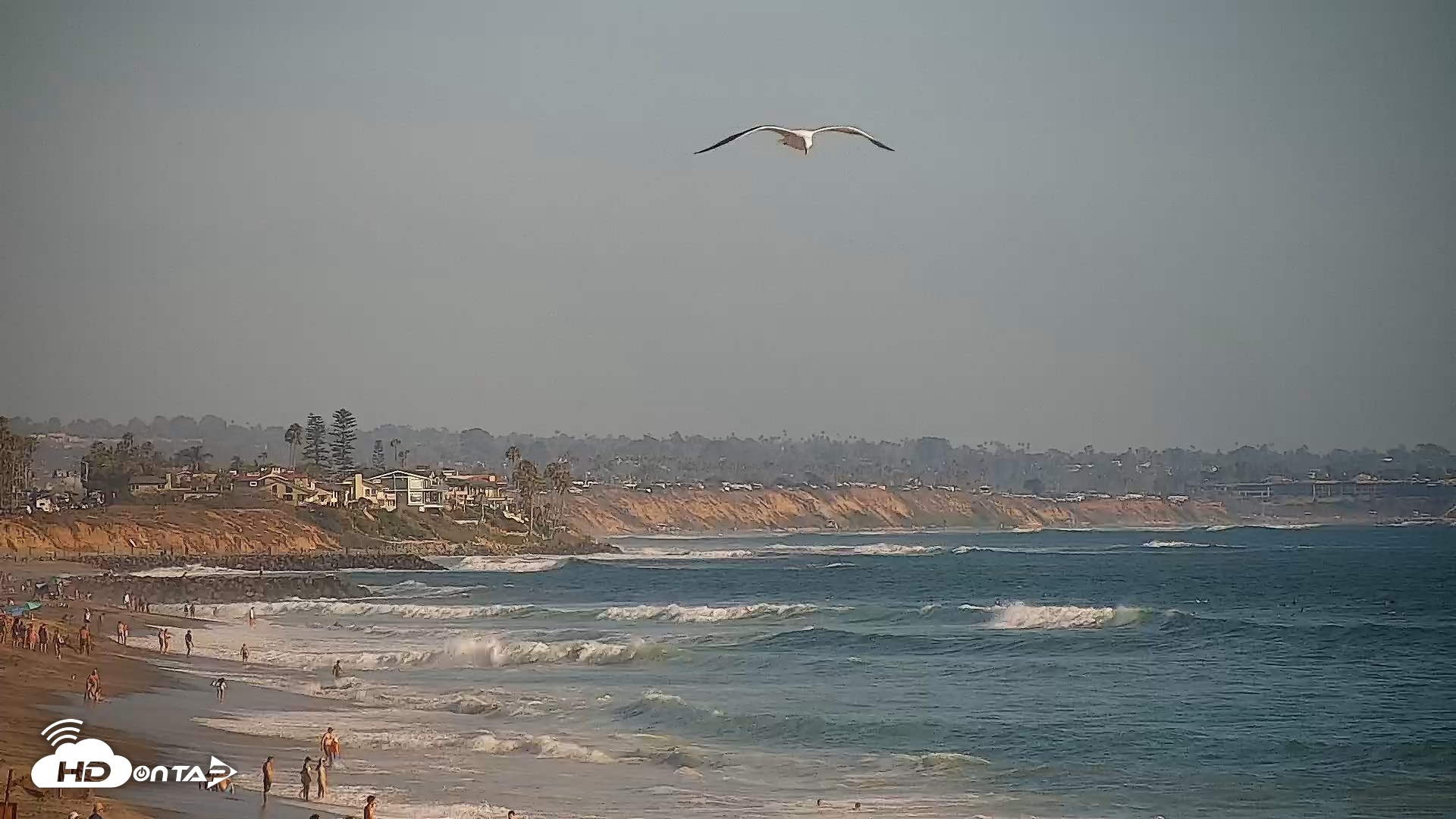 Snapshot of Carlsbad Beach Surf Live Webcam taken Jul 21, 2026, 5:33pm PDT