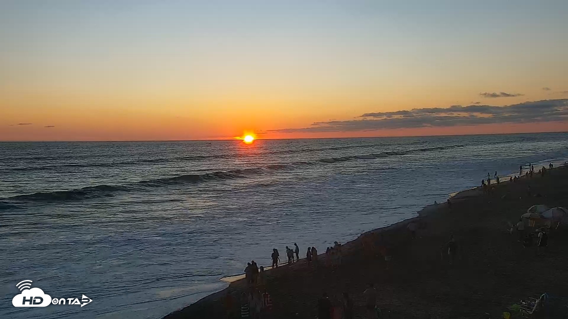 Snapshot of Carlsbad Beach Surf Live Webcam taken Aug 15, 2026, 7:35pm PDT