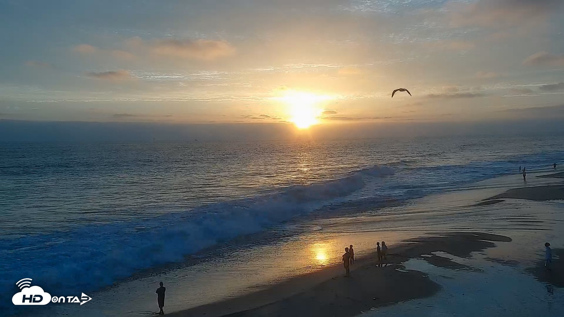 Snapshot of Carlsbad Beach Surf Live Webcam taken Jul 25, 2026, 7:44pm PDT